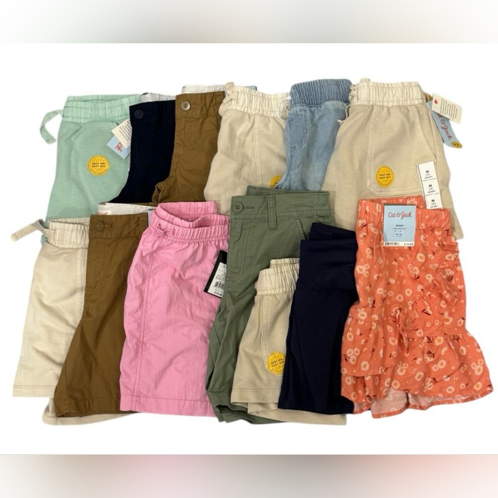 Lot Target 13 PCs short, different colors, sizes and brands, shorts for kids